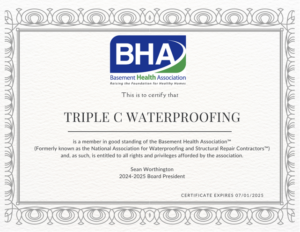 Certificate by BHA